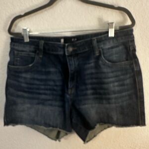 Kut from the Kloth Dark Wash Denim Cutoff Shorts